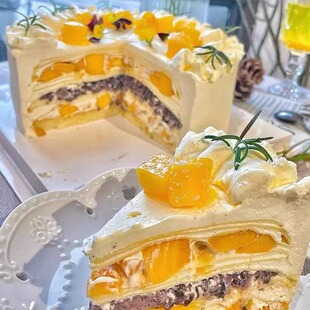 没有蛋糕 椰子紫米芒果千层 重庆主城部分包邮