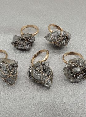 青岛欧美时尚简约百搭气质小众质感复古戒指指环Q10