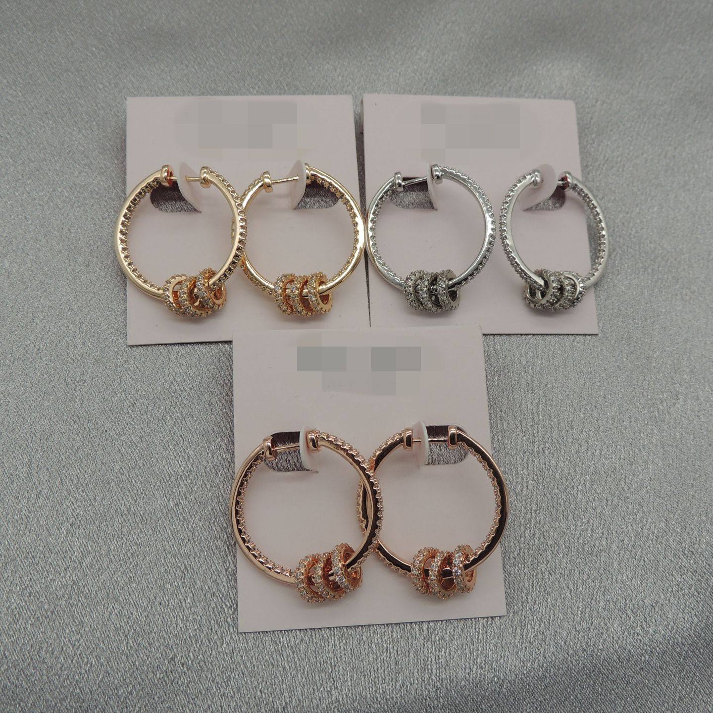 新款青岛欧美时尚百搭气质质感原单镀金铜锆石耳环耳扣Q43,饰品/流行首饰/时尚饰品新,耳钉,淘宝优惠券,粉丝福利购,淘宝优惠卷