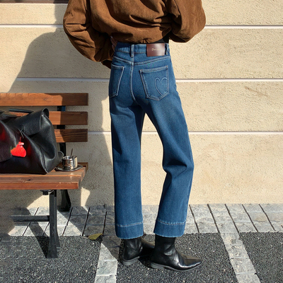 【小个子加绒裤】窄版九分奶奶裤