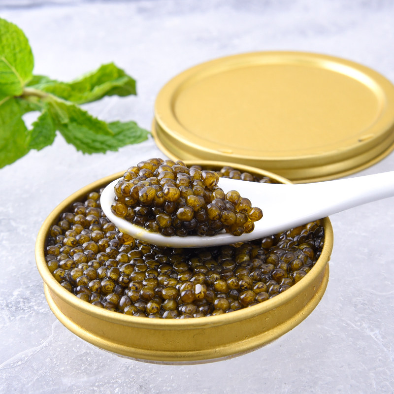 鲟鱼籽酱10g 十年老店 即食黑鱼籽酱海鲜  全国包邮 生鲜鱼子酱