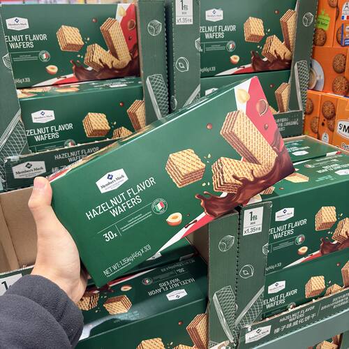山姆正品榛子威化饼干1.35kg