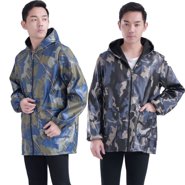 罩衣防寒加绒加厚耐脏短款防水