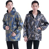 男士 护衣女 罩衣防寒加绒防水加厚搬运厂服耐脏防油污外套大褂短款