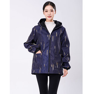 冬季 男 女士罩衣大人耐磨加厚带帽工作服外套厨房防水防油围裙长袖