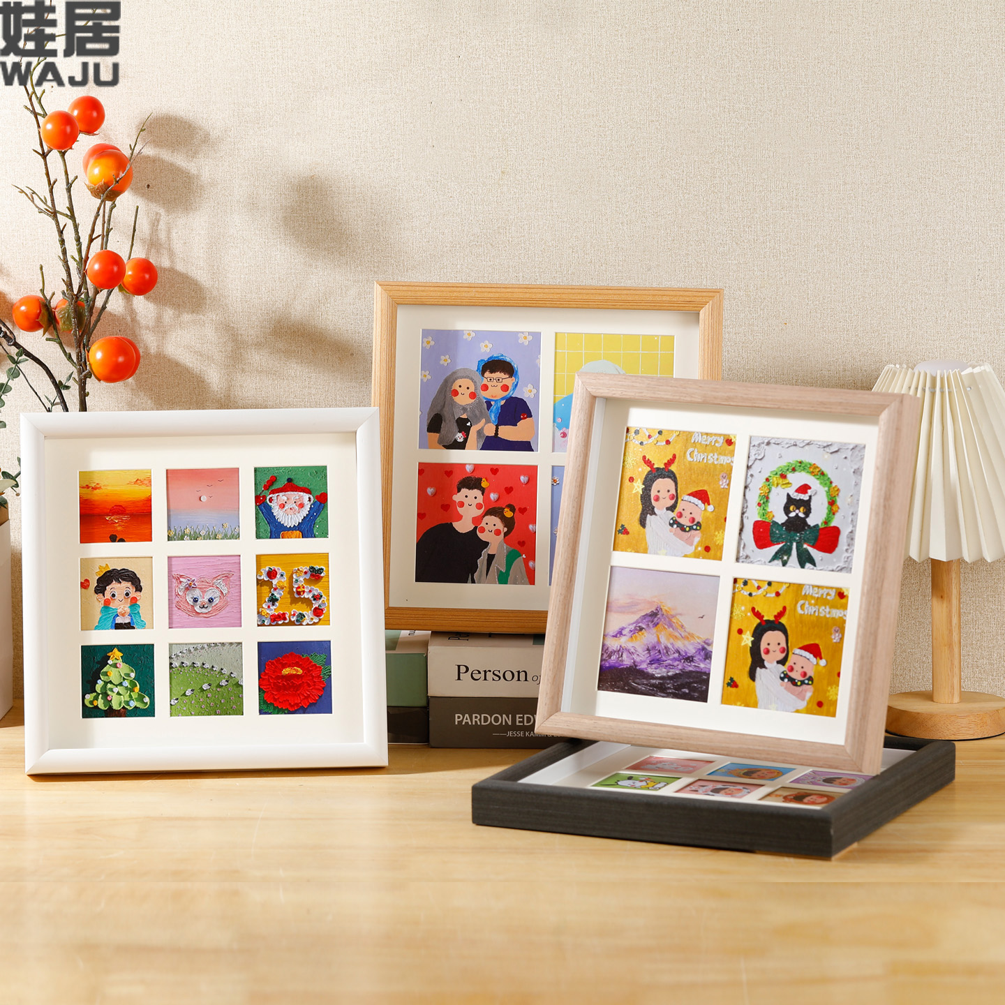 油画棒画框装裱定制49宫格相框