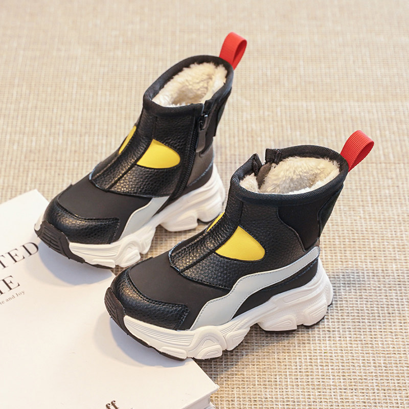 男童雪地靴2025新款冬季加绒加厚儿童防水防滑厚绒中大男孩棉鞋子,童鞋/婴儿鞋/亲子鞋,雪地靴,淘宝优惠券,粉丝福利购,淘宝优惠卷