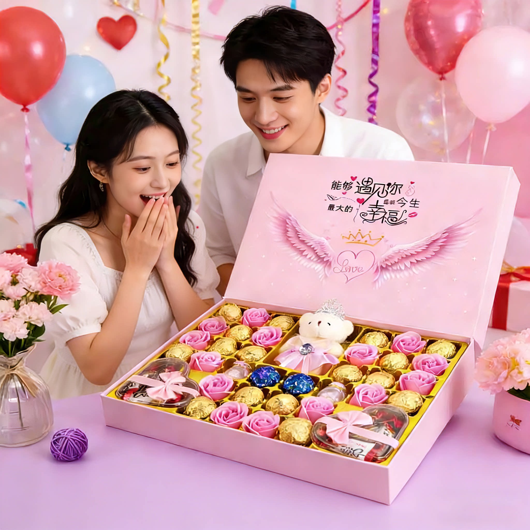 德芙巧克力礼盒装送女友送老婆送女朋友礼物情人节女神节生日礼物