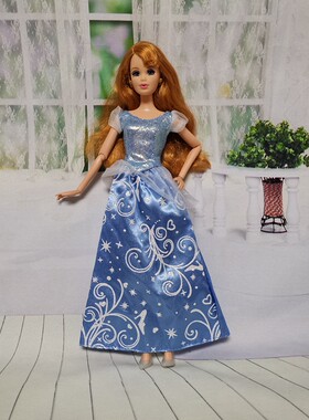 正版迪士尼芭比娃娃服装衣服