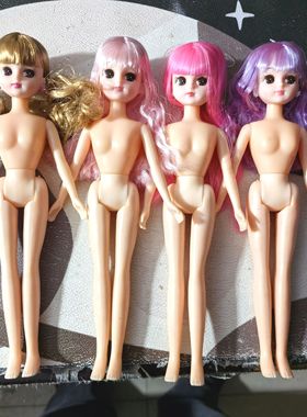 23㎝高正版丽佳娃娃licca丽嘉莉卡娃娃品牌正品换装女娃长发公主