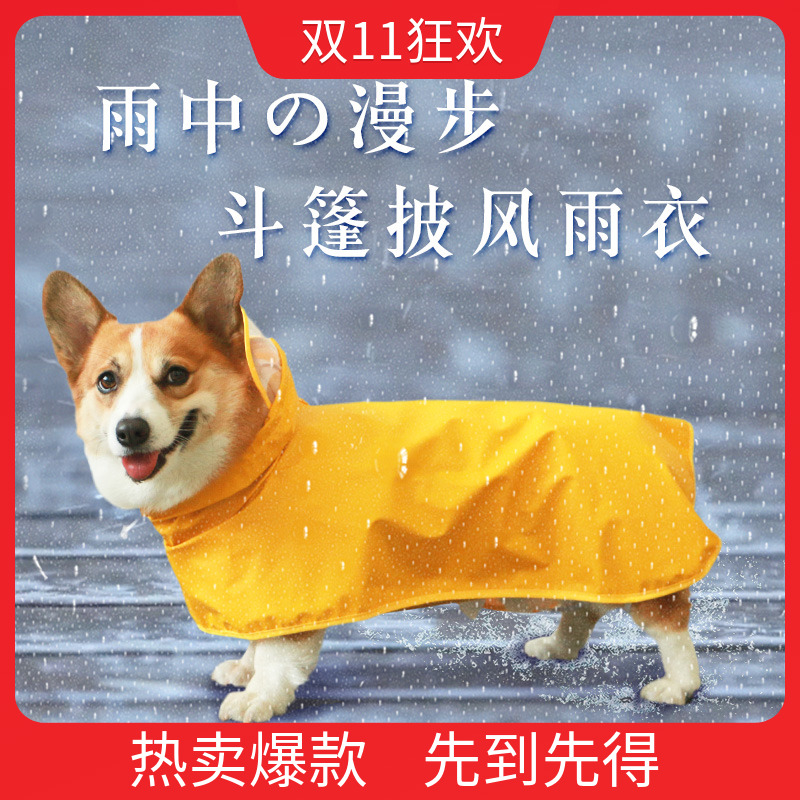 狗狗雨衣肚兜防水小型犬宠物用品