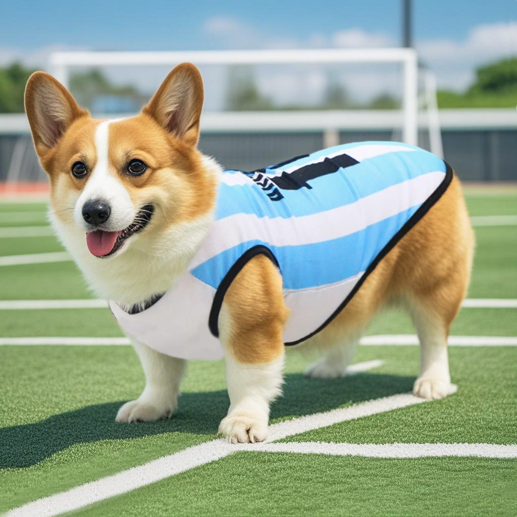 狗狗衣服夏季薄款背心夏装球服图片