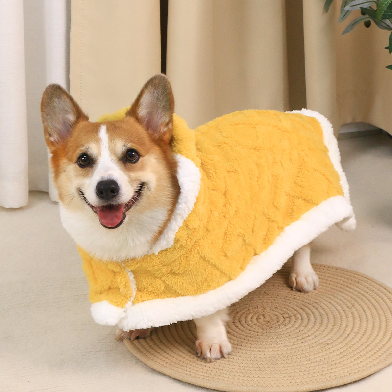 狗狗小型犬披风睡袍斗篷柯基衣服