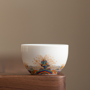 羊脂玉德化白瓷茶杯主人杯个人专用泡茶碗高档品单杯功夫茶具茶盏