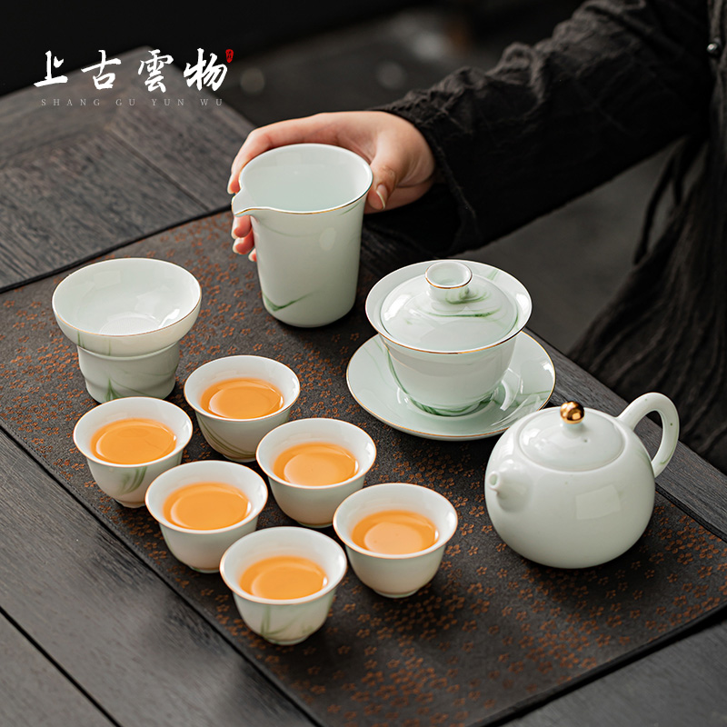 国风陶瓷茶具套装礼盒