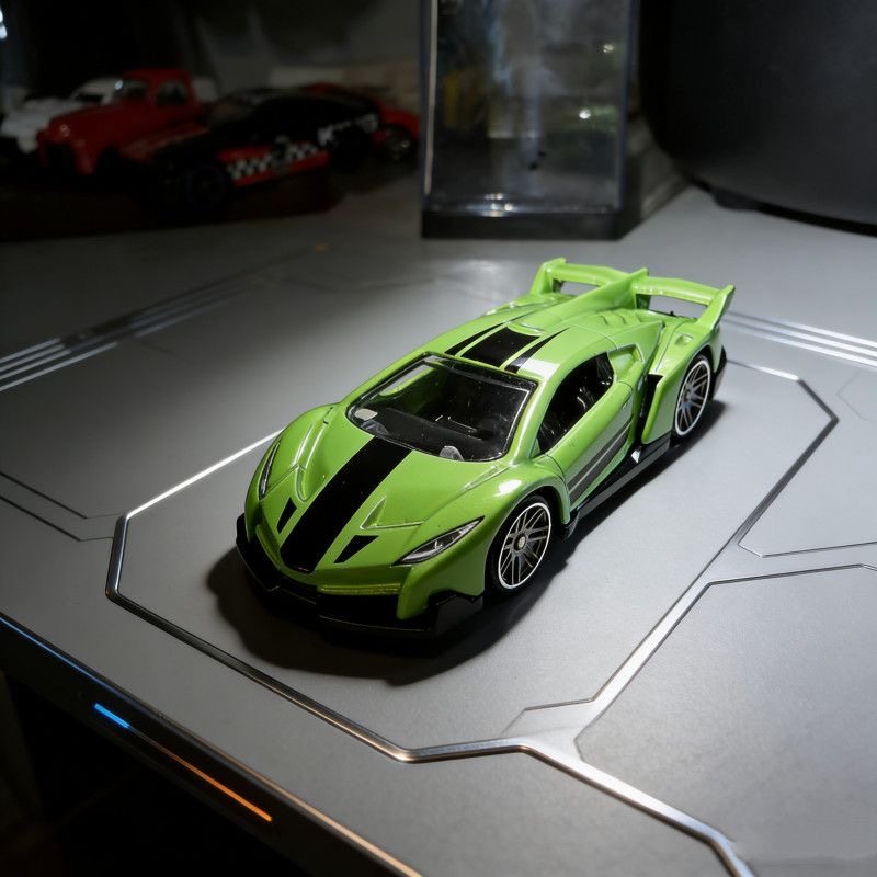 合金车帕加尼兰博基尼布加迪仿真滑行跑车赛车车模套装模型收藏