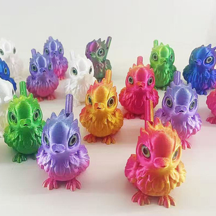 3D打印口水鸟口哨玩具办公室摆地摊潮小学门口学生批发流摆件解压