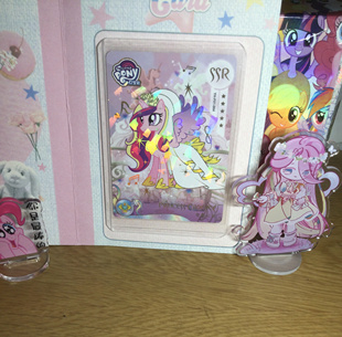 【正版收藏】卡游小马宝莉绝版一弹带标音韵公主紫悦加冕礼服