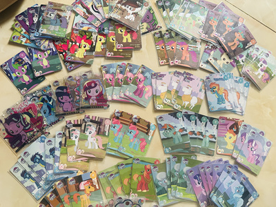 【买2张再随机送1张】小马宝莉卡彩虹一弹辉月一弹绝版带标sr r卡