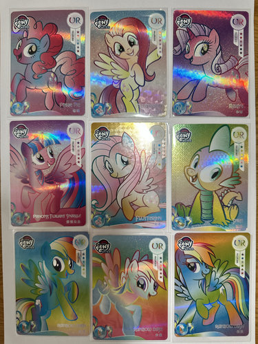 【正版收藏】卡游小马宝莉绝版辉月一弹UR带标碧琪柔柔紫悦珍奇