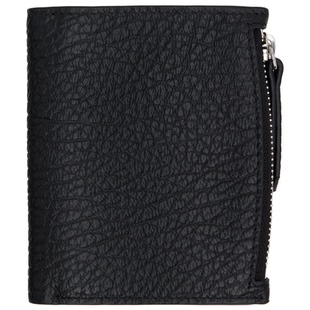 Flap Maison Leather Margiela 钱包男便携实用简约包包小 黑色