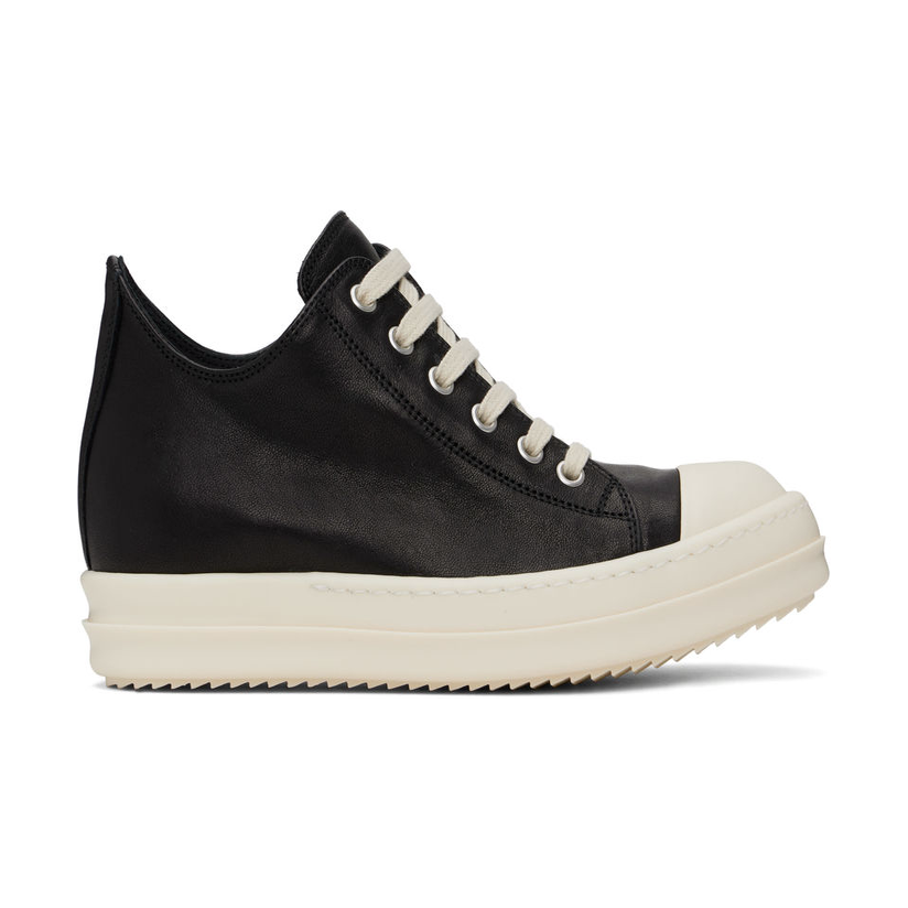 RICKOWENS 黑色 Hollywood Low Sneaks 运动鞋男