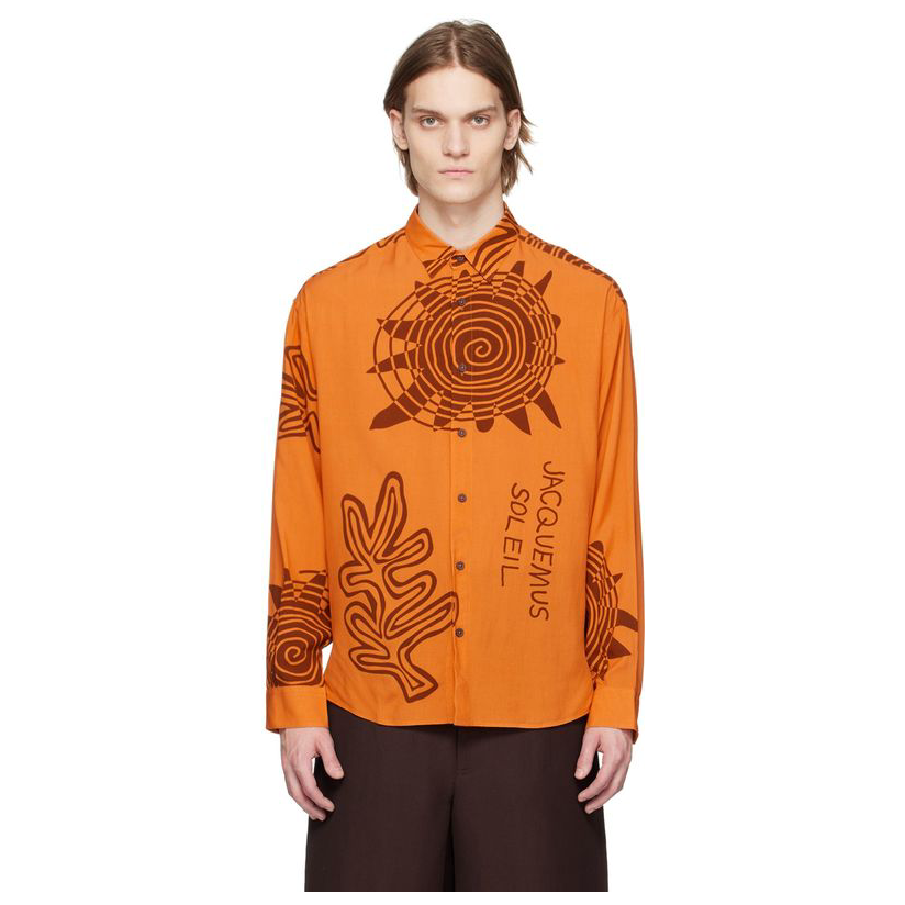jacquemus 橙色 le raphia 系列 la chemise simon 衬衫女 男