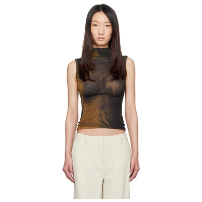 Jean Paul Gaultier  发售绿色 High Neck Printed Acid Water