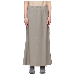 灰色 No.290 Summer Gabriela Slit Garments Wool 半身裙 Coll