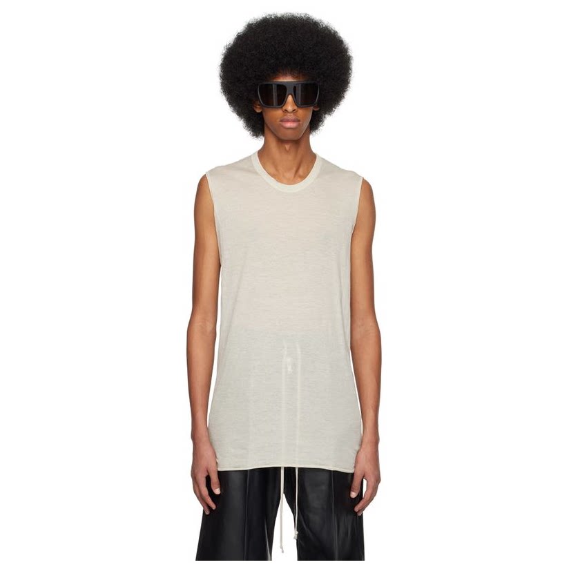 rick owens 瑞克·欧文斯 灰白色 basic 背心男