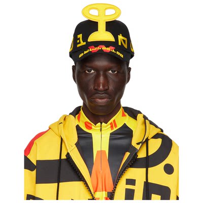 Walter Van Beirendonck 黑色 Dawleetoo 棒球帽男