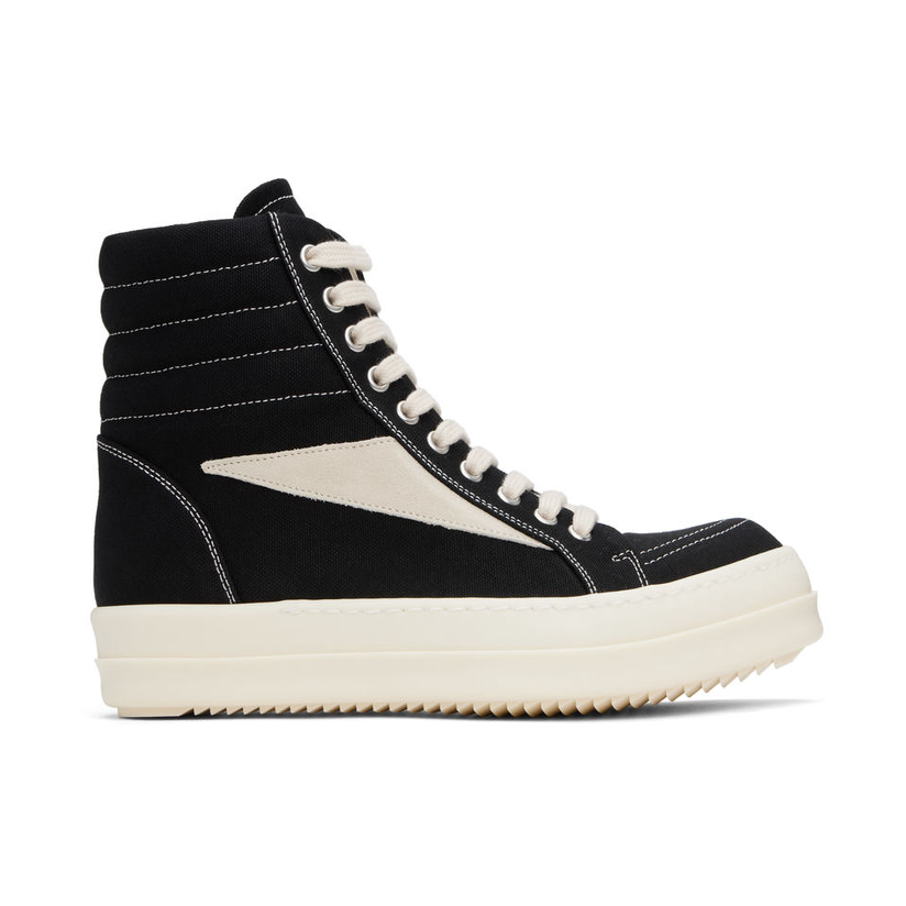 RICKOWENS 黑色 Vintage High Sneaks 高帮运动鞋男