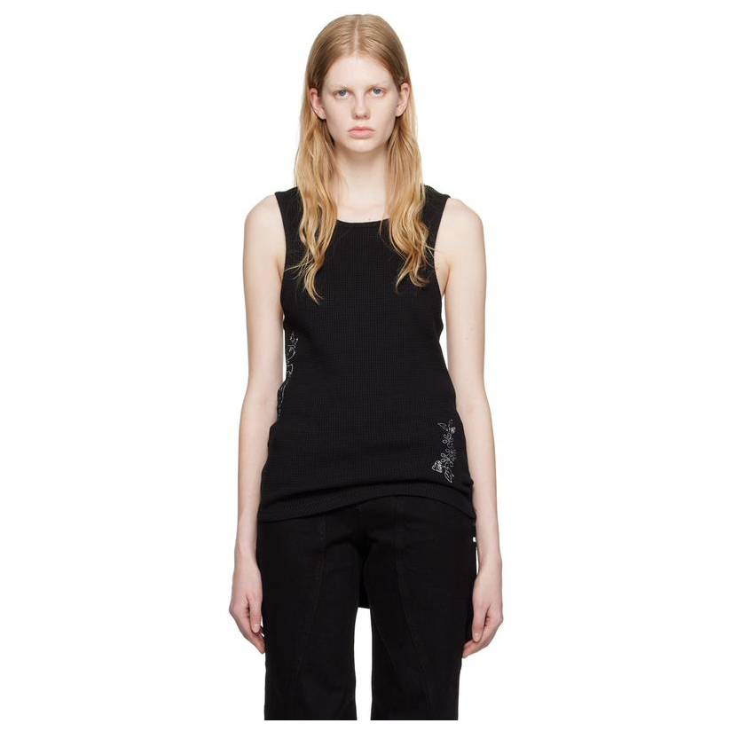 andersson bell 黑色 flower man 背心女 男