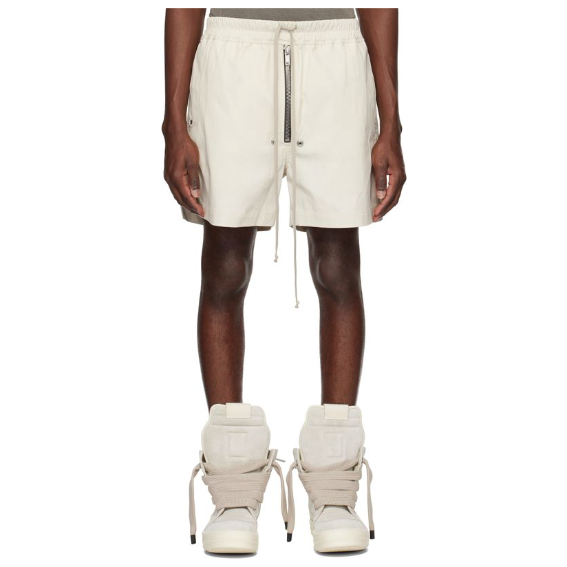 RICKOWENS 灰白色 Hollywood Bela Boxers 短裤男运动裤舒适透
