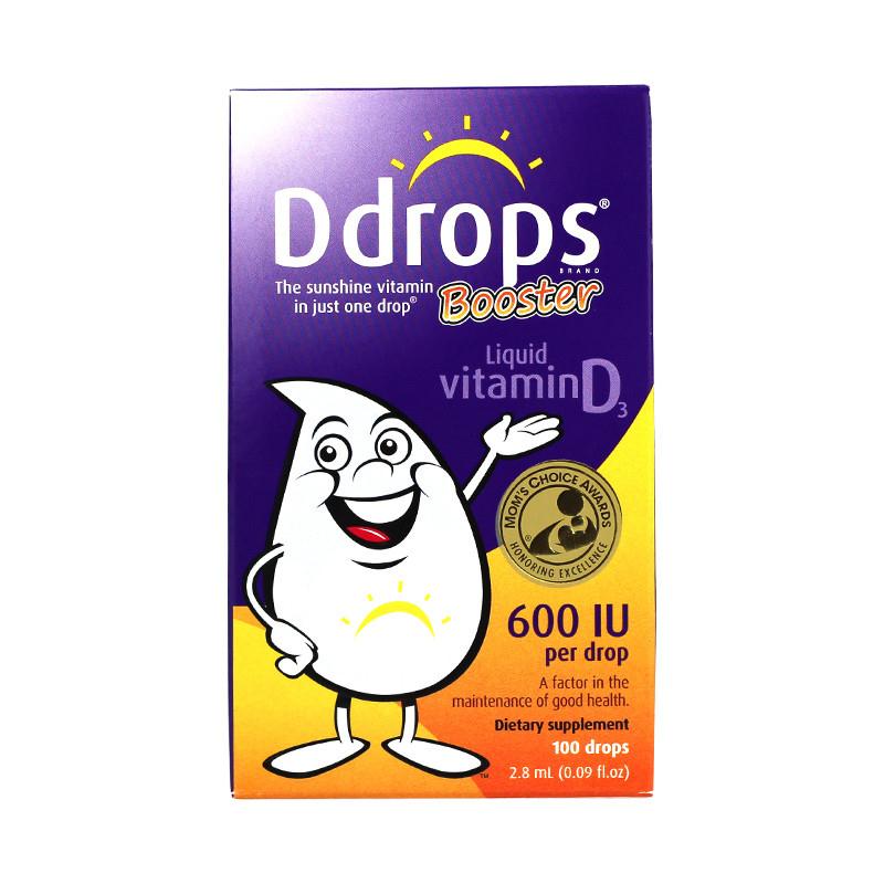 维生素D3 一岁宝宝d3 VD补钙滴剂2.8ml儿童维生素D600iu