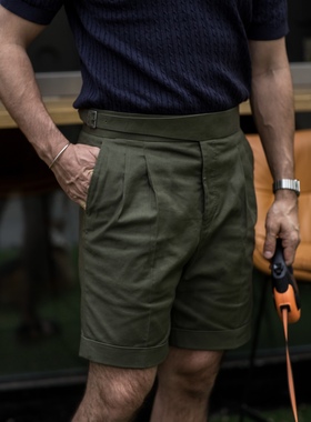 【Sales折扣】PM 军绿色廓尔喀短裤SHOR-GG101