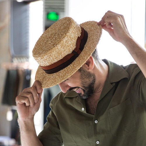 Signes平顶礼帽西班牙手工制作