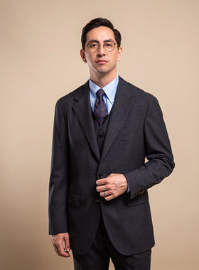 【Sales折扣】PM 炭灰色羊毛商务套西西服西装上衣 PMSJ-GY001