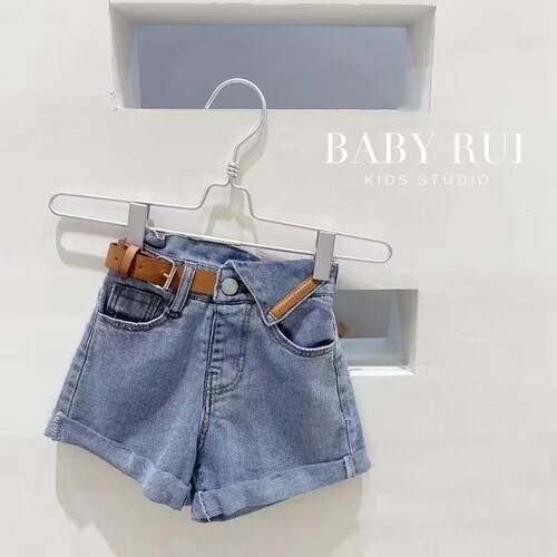 女童牛仔短裤夏季时尚热裤潮