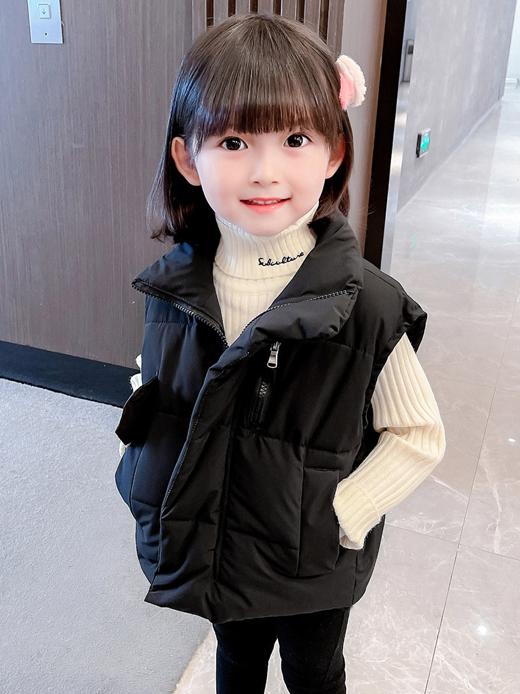 女童马甲冬季外穿背心外套洋气儿童羽绒棉马夹秋冬装宝宝加厚坎肩,童装/婴儿装/亲子装,马甲,淘宝优惠券,粉丝福利购,淘宝优惠卷
