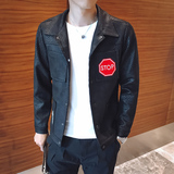 2025春季男士个性韩版修身潮社会小伙网红抖音夹克外套JK03-P110，男装夹克，电商A270