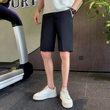 夏季男士短裤五分裤裤子直筒休闲潮流薄款2025夏季-P38-AX125-白，男装牛仔裤，电商A270