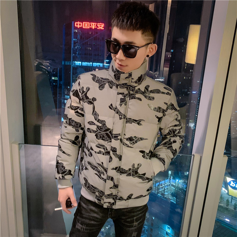 冬季棉袄男士加厚短款棉衣修身外套潮流棉服网红秋冬痞帅韩版P135,男装棉衣,电商A270