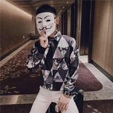 秋季男士衬衫长袖衬衣宽松潮流青年2025新款帅气韩版潮流衣服P50，男装衬衫，电商A270