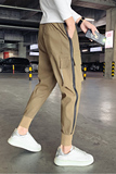 2025秋季新款男士休闲长裤束脚工装裤潮流百搭欧式韩版哈伦裤P65，男装工装外套，电商A270