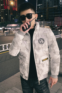 冬季棉袄男士加厚短款棉衣修身外套潮流棉服精神小伙韩版百搭P135图片