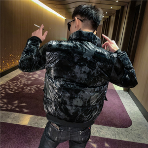 冬季棉袄男潮加厚短款棉衣修身外套潮流棉服精神小伙韩版百搭P135图片