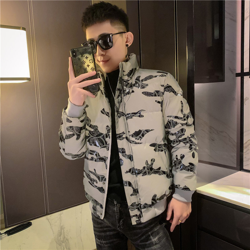 冬季棉袄男士加厚短款棉衣修身外套潮流棉服网红秋冬痞帅韩版P135,男装棉衣,电商A270