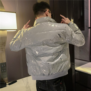 2025年男士棉衣潮牌时尚个性棉服外套立领棉袄冬季P135图片