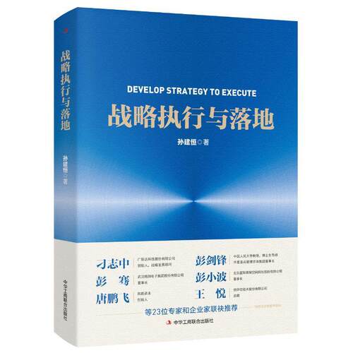 战略执行与落地孙建恒  书管理书籍